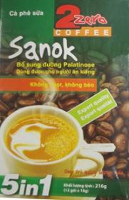 2zero - Cà phê sữa hòa tan Sanok