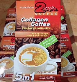 2zero - Cà phê sữa hòa tan Collagen